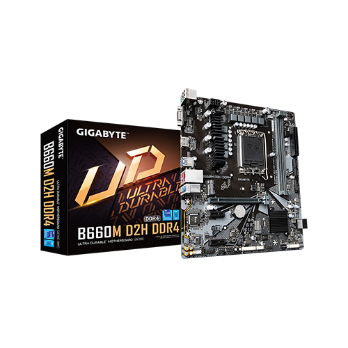 Gigabyte B660M D2H DDR4 12th Gen And 13th Gen Intel Motherboard