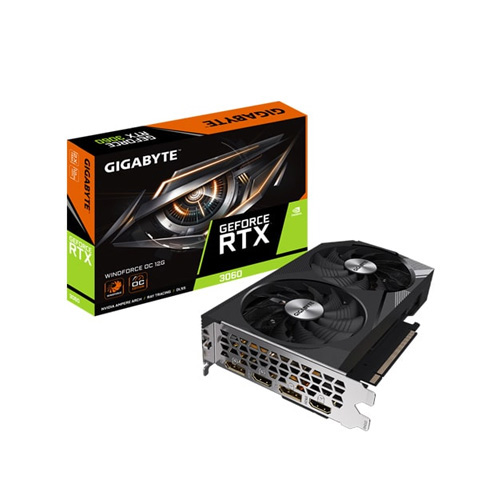Gigabyte GeForce RTX 3060 WINDFORCE OC 12GB GDDR6 Graphics Card