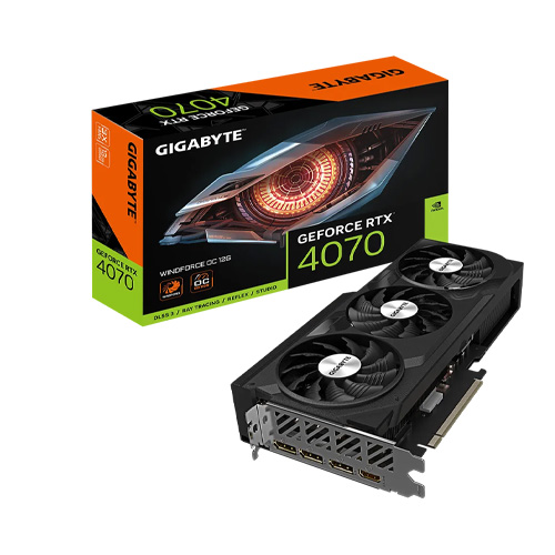 Gigabyte GeForce RTX 4070 WINDFORCE OC 12G Graphics Card