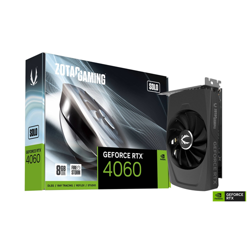 ZOTAC Gaming GeForce RTX 4060 8GB SOLO GDDR6 Graphics Card ZOTAC Gaming GeForce RTX 4060 8GB SOLO GDDR6 Graphics Card