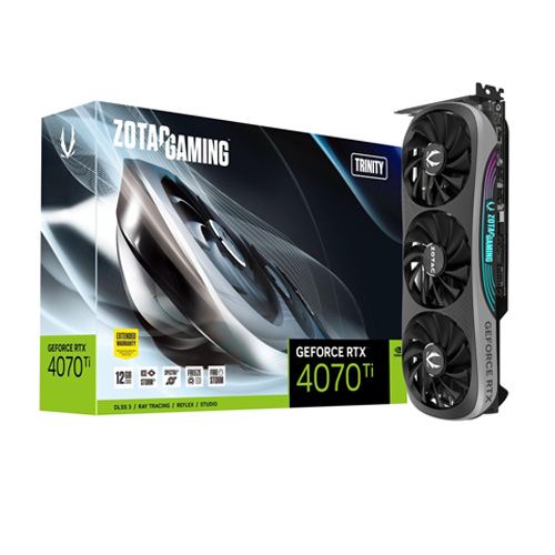 ZOTAC GAMING GeForce RTX 4070 Ti Trinity 12GB GDDR6X Graphics Card