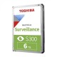 Toshiba S300 6TB 3.5 Inch SATA 5400RPM Surveillance HDD