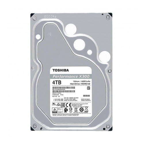 Toshiba X300 Performance 4TB 7200 RPM SATA HDD
