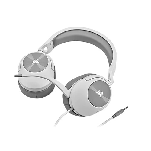 Corsair HS55 SURROUND Wired Gaming Headset - White