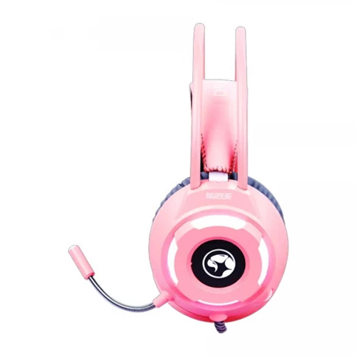 MARVO HG8936 Pink Stereo Gaming Headset with White Light