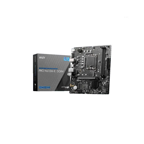 MSI PRO H610M-E DDR4 12th Gen & 13th Gen mATX Motherboard