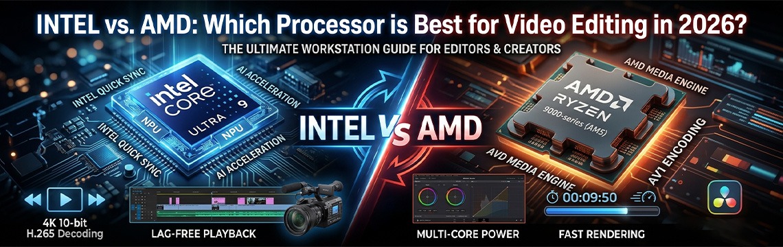 Intel vs. AMD: Which Processor is Best for Video Editing in 2026?