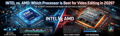 Intel vs. AMD: Which Processor is Best for Video Editing in 2026?