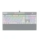 Corsair K70 PRO RGB Optical-Mechanical Gaming Keyboard with PBT DOUBLE SHOT PRO Keycaps (White)