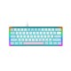 E-YOOSO Z11T (Transparent) Wired 61 Keys Mechanical Gaming Keyboard with Ice Blue Backlit