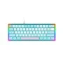 E-YOOSO Z11T (Transparent) Wired 61 Keys Mechanical Gaming Keyboard with Ice Blue Backlit