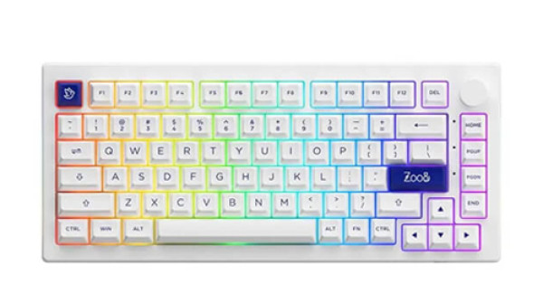 Akko 5075B Plus Blue on White RGB Gaming Keyboard Price In BD