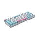 E-YOOSO Z686 Monochrome Compact Mechanical Keyboard with Ice Blue Backlit