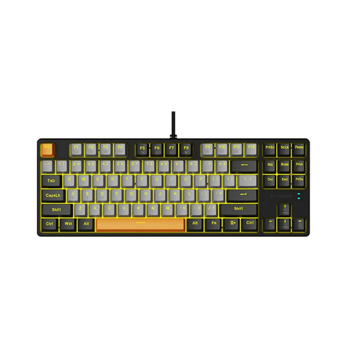 E-Yooso Z87 Hotswap Mechanical Keyboard (Yellow Backlit)