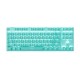 Fantech MAXFIT87 MINT EDITION MK856 RGB Mechanical Keyboard Fantech MAXFIT87 MINT EDITION MK856 RGB Mechanical Keyboard