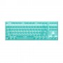 Fantech MAXFIT87 MINT EDITION MK856 RGB Mechanical Keyboard