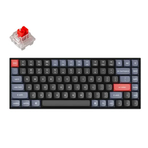 Keychron K2 Pro QMK/VIA Fully Assembled RGB Red & Brown Switch Wireless Custom Mechanical Keyboard