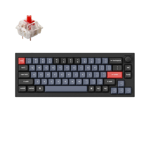 Keychron Q2 Fully Assembled Knob Navy Blue, Red Switch Mechanical Keyboard Keychron Q2 Fully Assembled Knob Navy Blue, Red Switch Mechanical Keyboard