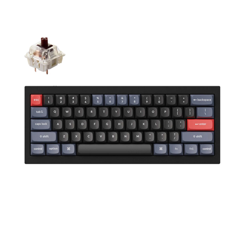 Keychron Q4 Full Assembled Black & Brown Switch RGB Mechanical Keyboard