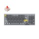 Keychron Q6 Full Size Full Assembled Silver Gray Blue Switch Mechanical Keyboard