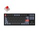 Keychron V1 75% Frosted Black Full Assembled Barebone Knob & Red switch Mechanical Keyboard