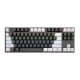 LEAVEN K550 Black TKL 87 Keys Hot Swappable Wired Mechanical Gaming Keyboard