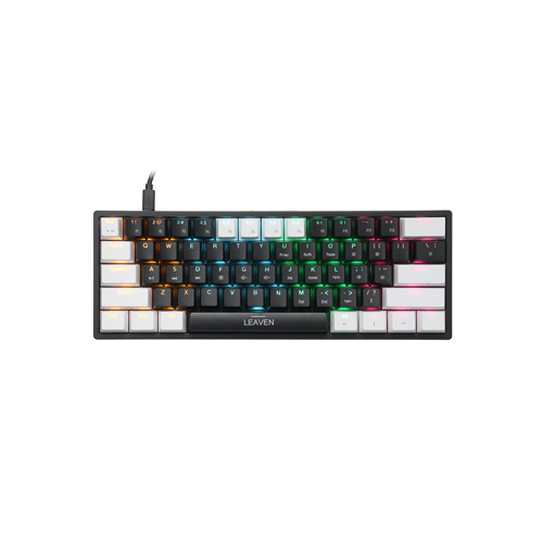 LEAVEN K620 WIRED MECHANICAL KEYBOARD BLACK
