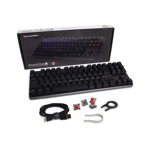 Tecware Phantom L Wired Mechanical Gaming Keyboard (Black)