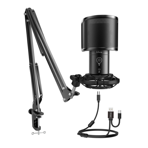 FIFINE T683 USB Gaming Streaming Microphone