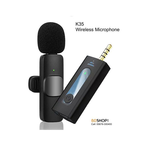 K35 Wireless Microphone For 3.5mm Supported Devices