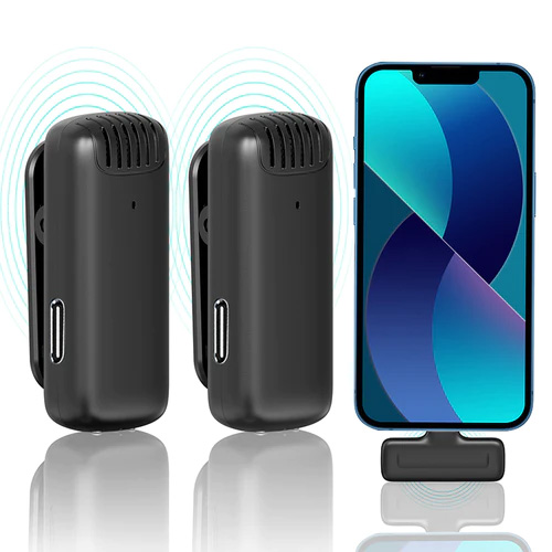 Ulanzi J12 Dual Wireless Microphone With Charging Case For Type-C