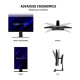 ViewSonic Elite XG270QG 27 Inch 2K 165Hz Nano IPS G-Sync Gaming Monitor