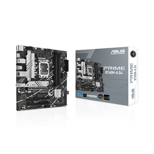 Asus PRIME B760M-A D4 12th And 13th Gen mATX Motherboard