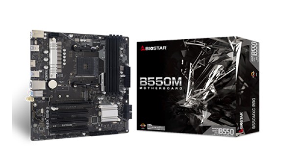 BIOSTAR B550MXC PRO DDR4 AMD AM4 Micro ATX Motherboard