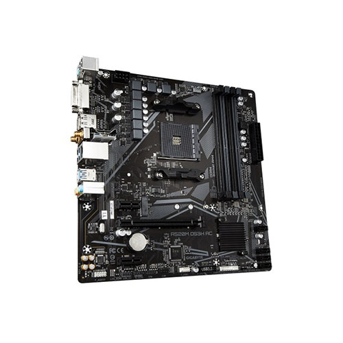 GIGABYTE A520M DS3H AC Ultra Durable AM4 Micro-ATX Motherboard