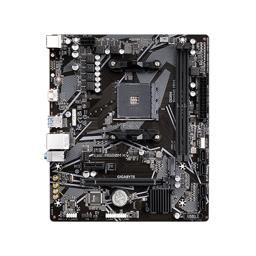 Gigabyte A520M K AM4 Micro ATX Motherboard Gigabyte A520M K AM4 Micro ATX Motherboard