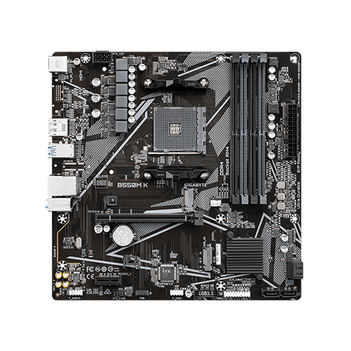 Gigabyte B550M K AM4 Micro ATX Motherboard