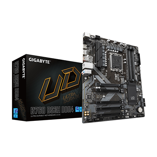 GIGABYTE B760 DS3H DDR4 13th and 12th Gen ATX Motherboard