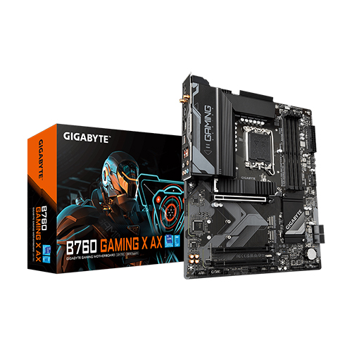 GIGABYTE B760 GAMING X AX DDR5 13th and 12th Gen ATX Motherboard GIGABYTE B760 GAMING X AX DDR5 13th and 12th Gen ATX Motherboard