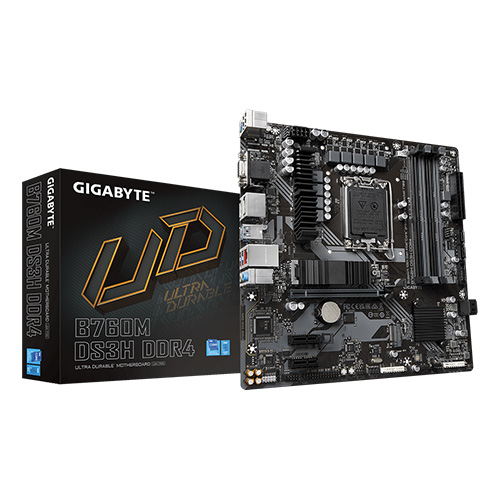 Gigabyte B760M DS3H DDR4 Micro ATX Motherboard