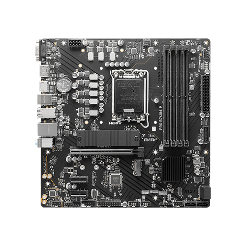 MSI PRO B760M-P DDR5 13th AND 14th Gen Intel Motherboard MSI PRO B760M-P DDR5 13th AND 14th Gen Intel Motherboard