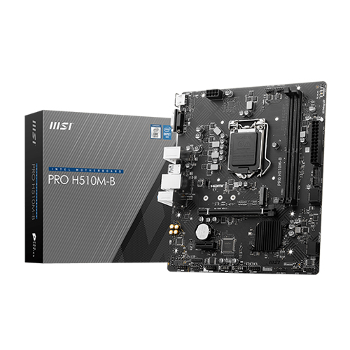 MSI Pro H510M-B DDR4 mATX Motherboard