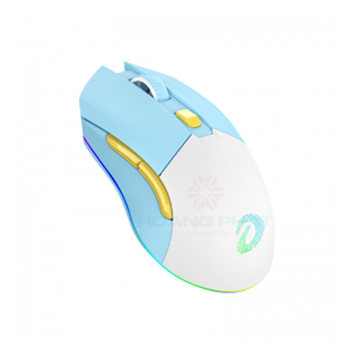 Dareu EM901X Blue RGB Wireless Gaming Mouse With Dock