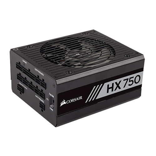 CORSAIR HX750 750 Watt 80 PLUS PLATINUM Certified Fully Modular Power Supply