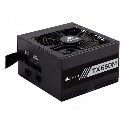 Corsair TX650M 650 Watt 80 Plus Gold Certified Semi-Modular Power Supply