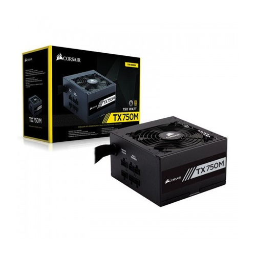 Corsair TX750M 750W 80 Plus Gold Certified Semi-Modular Power Supply