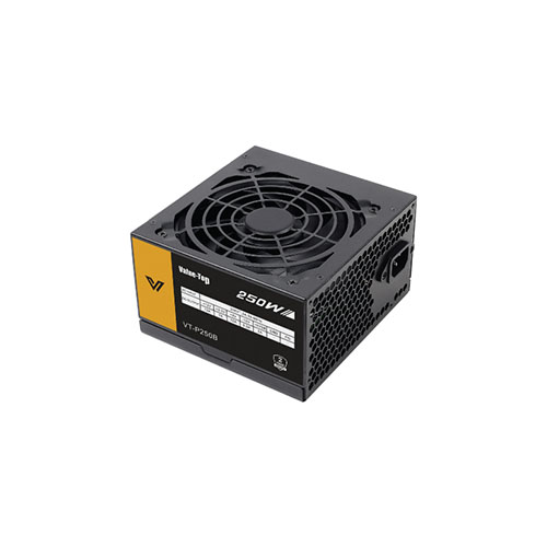 Value-Top VT-P250B Real 250W Black ATX Power Supply with Flat Cable