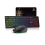 Aula AC208 Wireless Keyboard Mouse & Mousepad Combo