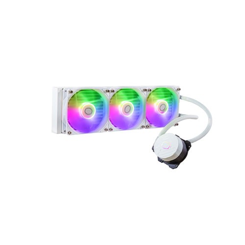 Cooler Master MasterLiquid 360L Core ARGB 360mm Liquid CPU Cooler White 
