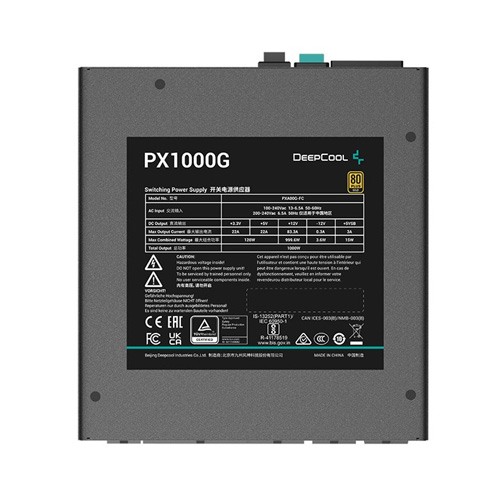 DeepCool PX1000G 1000w Fully Modular 80 PLUS Gold Power Supply 